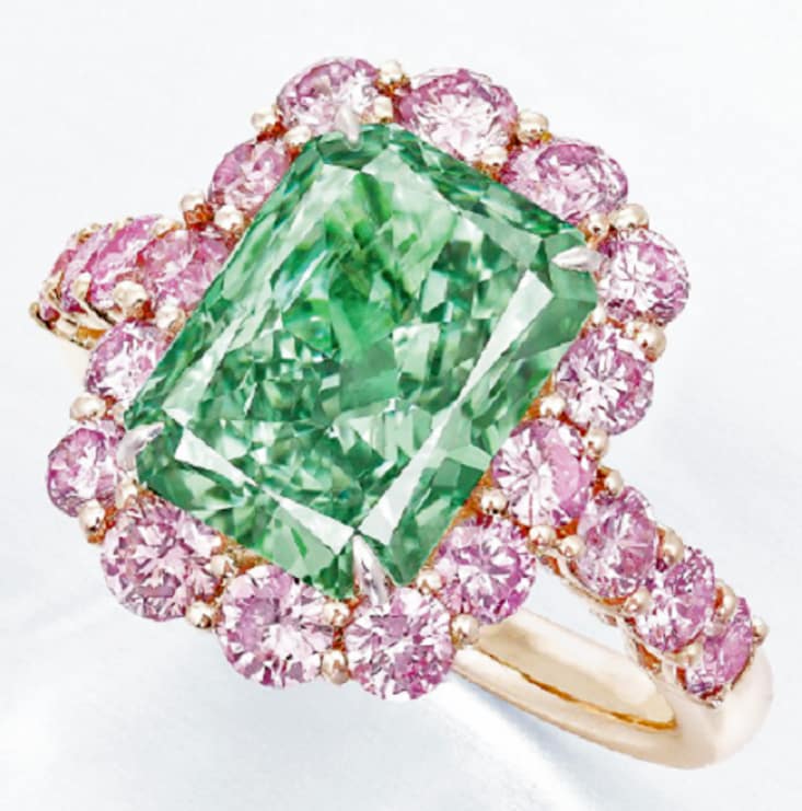 Aurora Green diamond