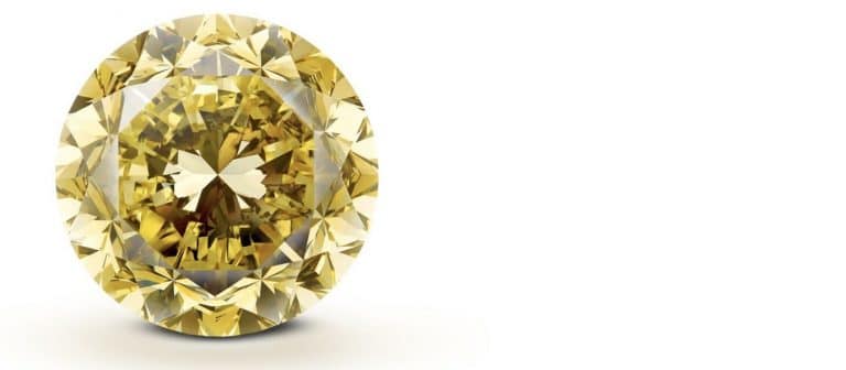 VIVID YELLOW ROUND DIAMOND