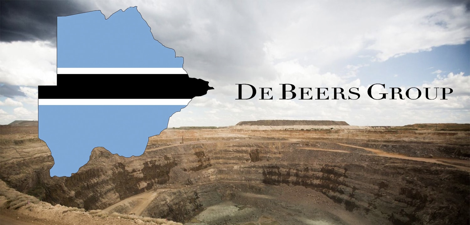 AS BOTSWANA'S SALES AGREEMENT WITH DE BEERS SET TO EXPIRE