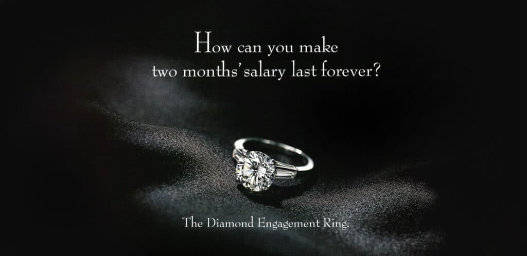 De Beers’ most famous ad campaign marked the entire diamond industry